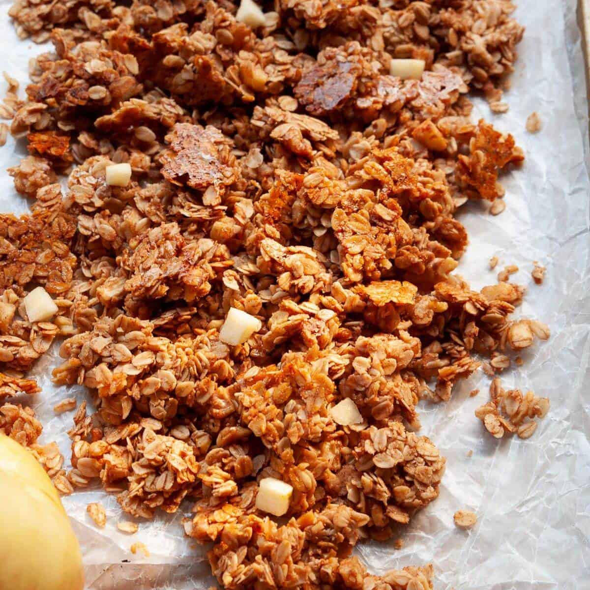 Apple Pie Taste, Healthy Start: Your Easy Homemade Granola Guide