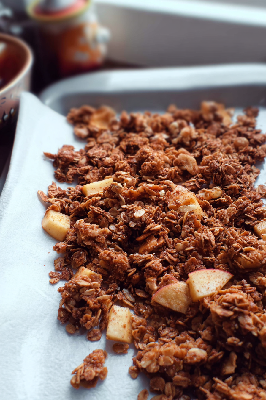 Ditch Store-Bought: Make Healthy Apple Pie Granola at Home